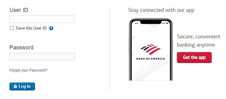 Аккаунты Bank of America USA саморег